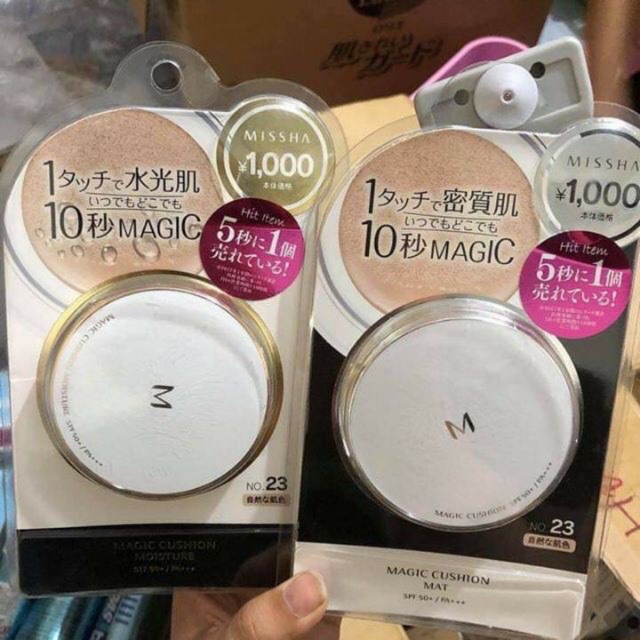 (video mua hàng)Phấn Nước Missha M Magic Cushion Moisture SPF 50+ PA+++ Nhật Bản