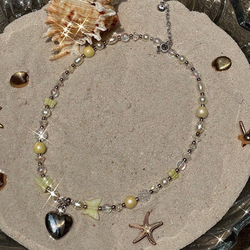 Vòng choker butterfly màu vàng