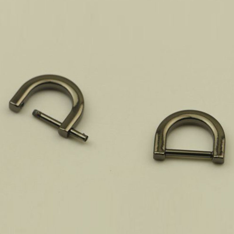 Móc Khóa Chữ D 1.2 / 1.5cm Bằng Kim Loại