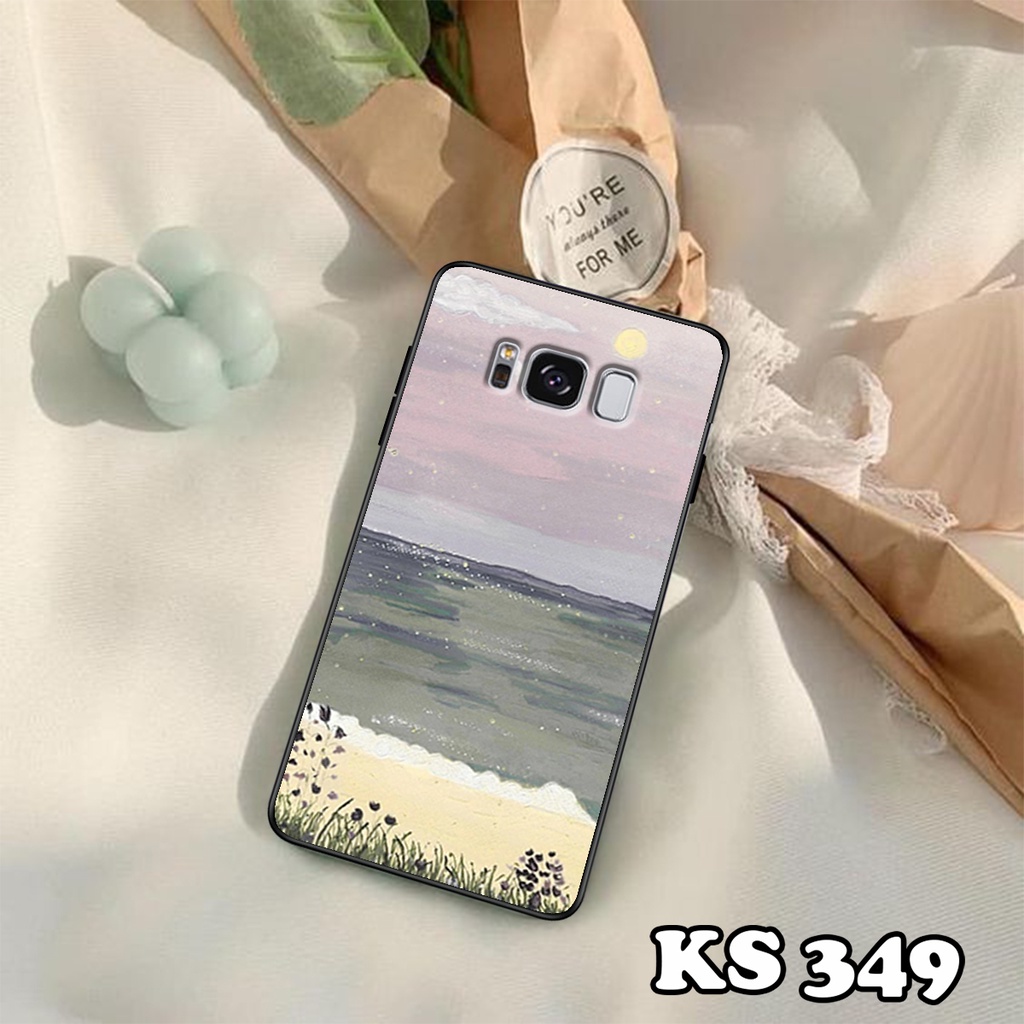 Ốp lưng Samsung S8 - S8 Plus - S9 - S9 Plus - Ốp Samsung in hình Cánh đồng hoa - Chất liệu TPU