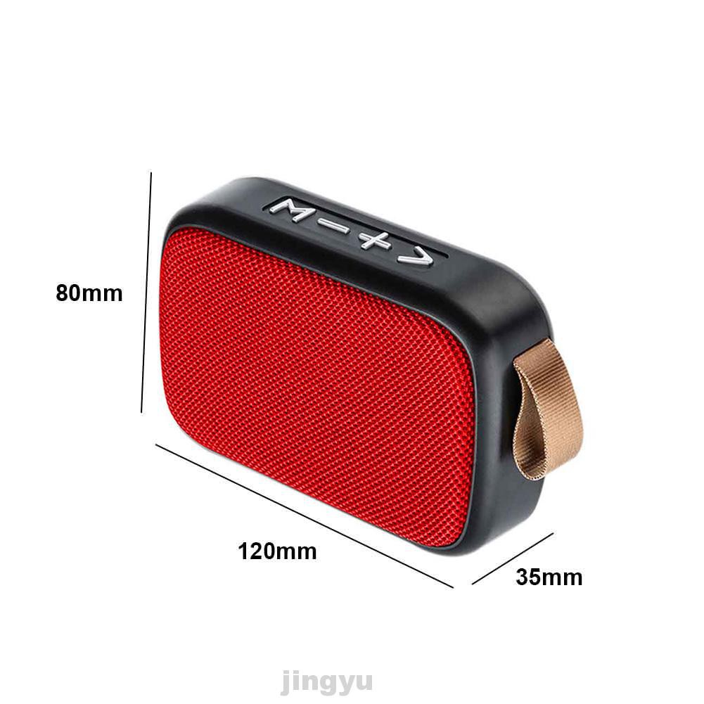 Smartphone Rechargeable Tablet TF Card Stereo Sound Mini Portable FM Wireless Bluetooth Speaker