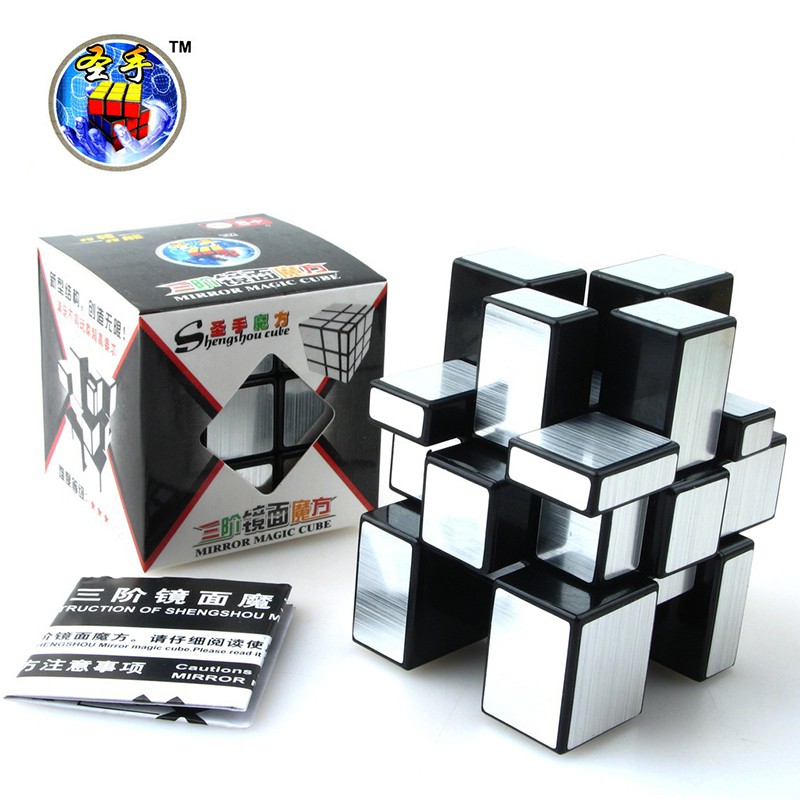 Rubik Mirror 3x3 (Màu Bạc) Shengshou - Rubik Gương 3x3 (Rubik Biến Thể Siêu Trí Tuệ)