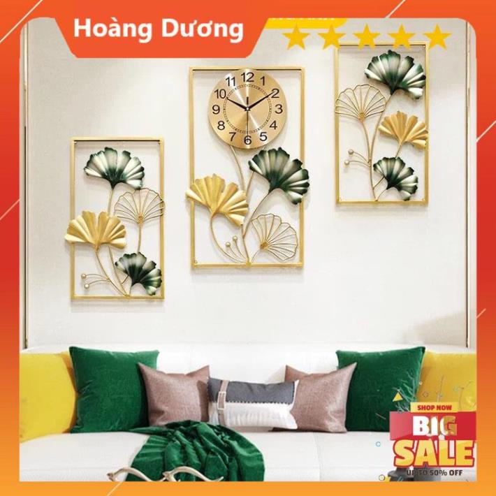 🚚𝙁𝙍𝙀𝙀 𝙎𝙃𝙄𝙋❤️ Đồng Hồ Treo Tường Decor - Đồng Hồ Tranh ghéo Treo Tường Nghệ Thuật