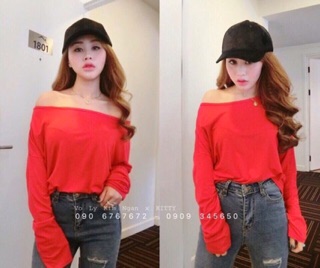 ÁO LỆCH VAI TAY DÀI 