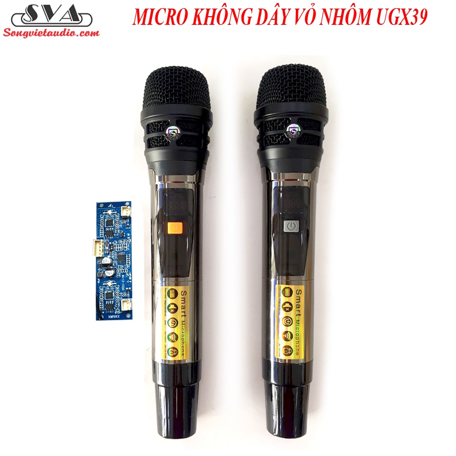 MICRO KHÔNG DÂY LOA KÉO UGX39 - THÂN NHÔM