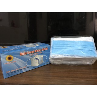 [HÀNG SẴN] Khẩu trang HƯỚNG DƯƠNG/GMP 3 lớp kháng khuẩn hộp 50 cái