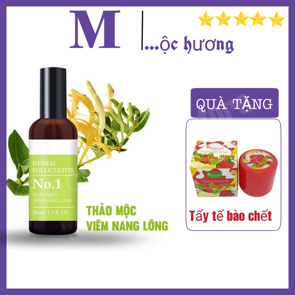 Xịt viêm nang lông mee, thảo mộc viêm nang lông mee HÀNG CHUẨN