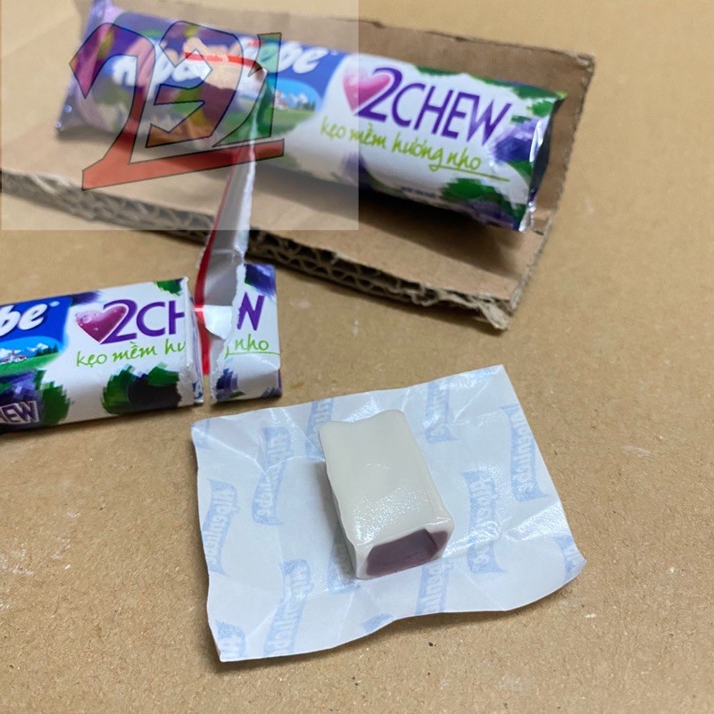 [24,5 g] Thỏi Kẹo Mềm aplenliebe 2Chew vị Nho