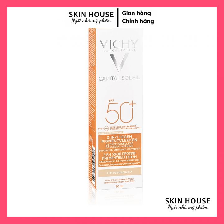 Kem Chống Nắng VICHY Ideal Soleil Anti Taches Anti Dark Spots Spf 50+ - Kem Chống Nắng Mẫu Mới 50ml