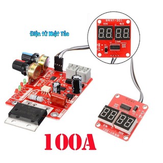MẠCH TIMER ĐIỀU CHỈNH DÒNG, ĐIỆN ÁP MÁY HÀN CELL PIN NY-D01 100A CÓ LED