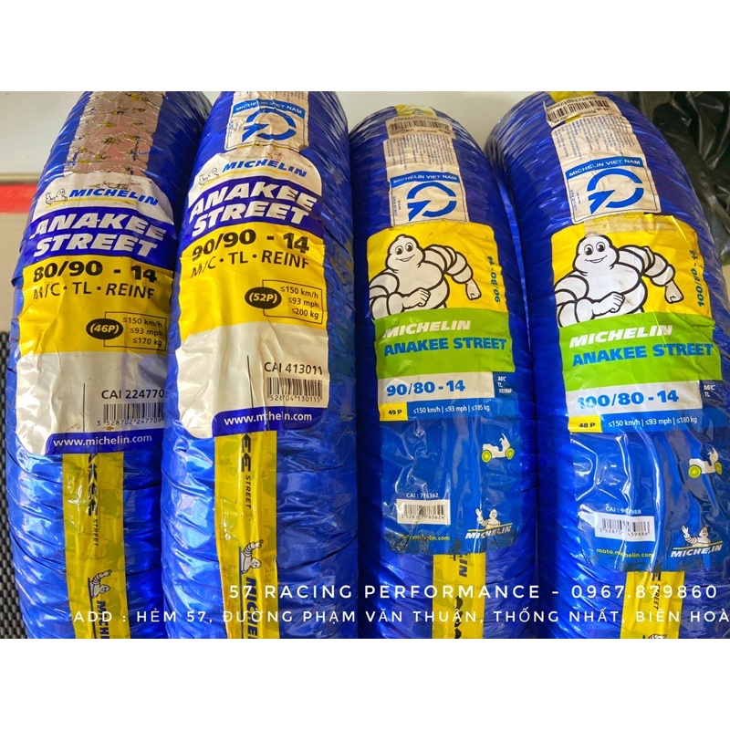 Vỏ Lốp Michelin Anakee Street dành cho xe tay Ga Vario, Click, Vision, AB mẫu Gai mới