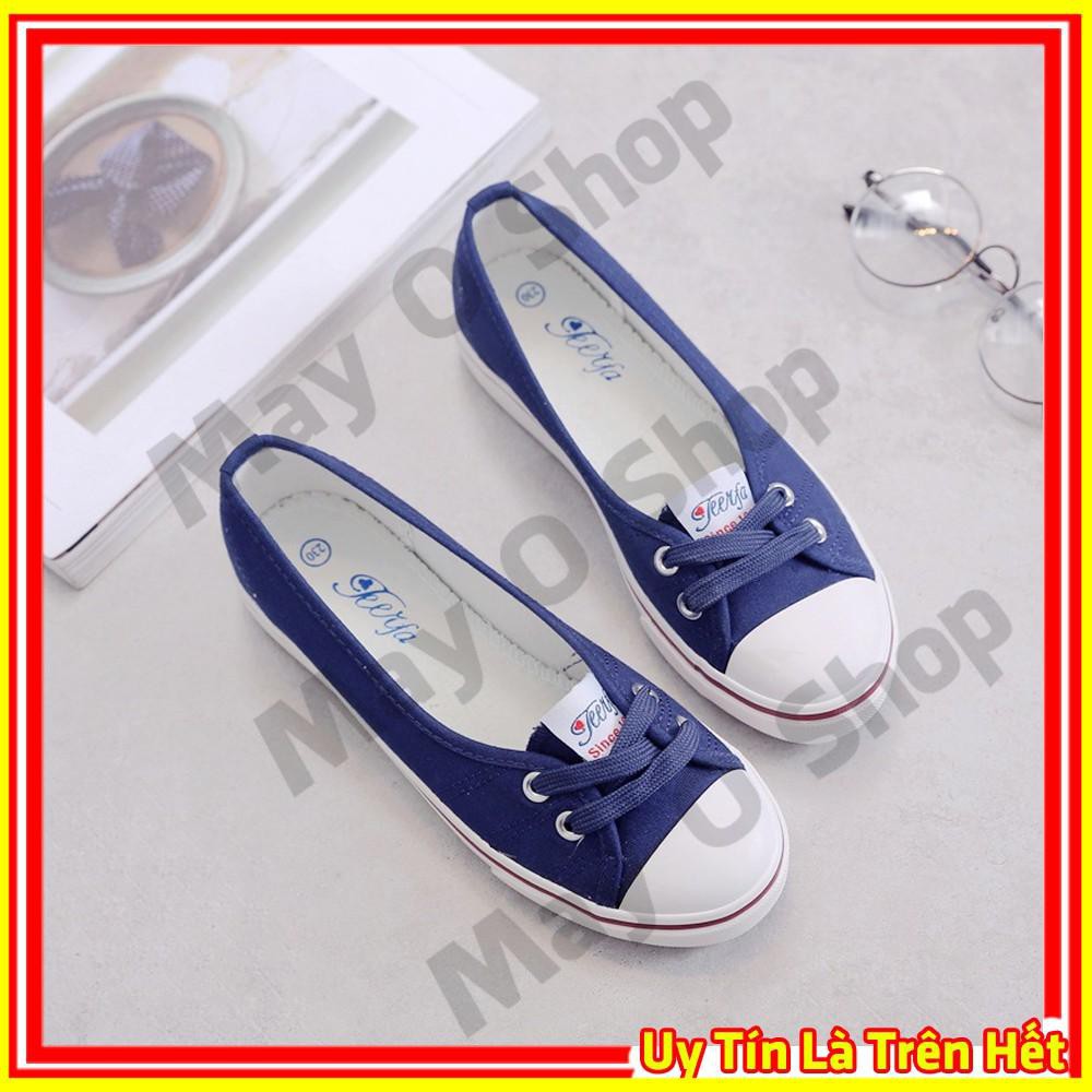 Giày Vải Lười Nữ, Giầy Búp Bê Học Sinh Sinh Viên Thời Trang Hàn Quốc Đi Mùa Xuân Hè Thu Đông, Đẹp Giá Rẻ 305 May O Shop