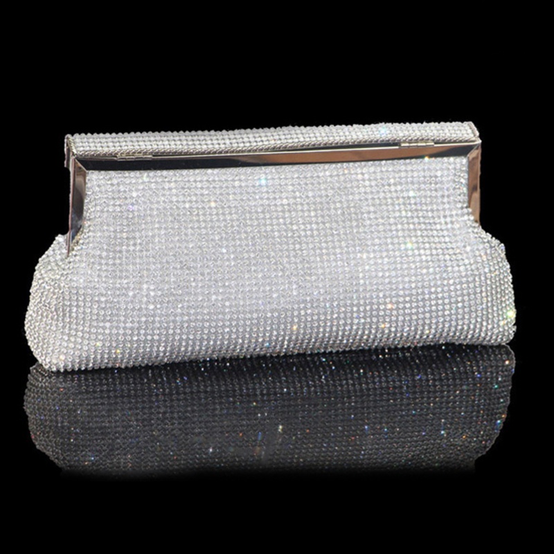 Ví Cầm Tay Dự Tiệc Đính Đá Lấp Lánh Sang Trọng