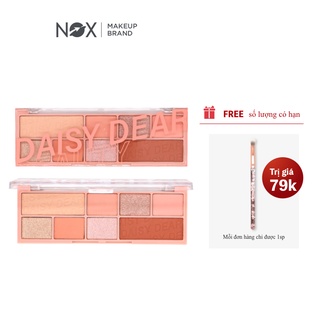 Bảng phấn mắt NOX 8 màu lâu trôi dễ tán cho người mới bắt đầu 14g