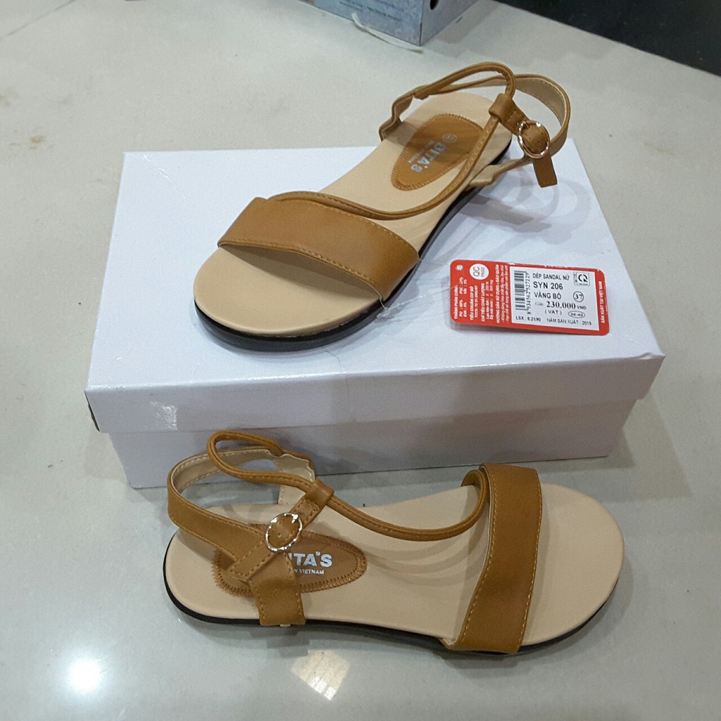 Sandal nữ BITAS ❤️FREESHIP❤️ Dép quai hậu học sinh đế bằng siêu nhẹ SYN206