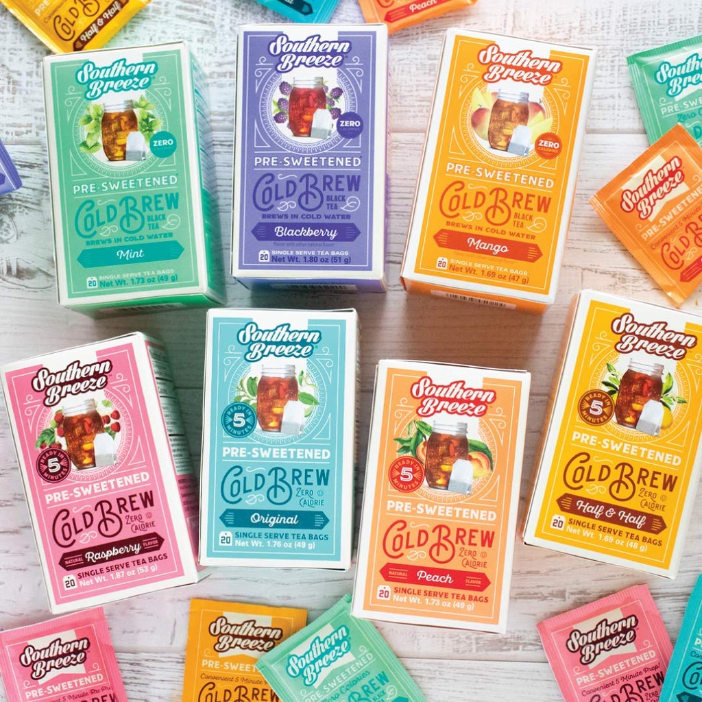 Trà ủ lạnh cold brew Twinings/Bigelow/Celestial/Southern Breeze/Great value các vị thơm ngon