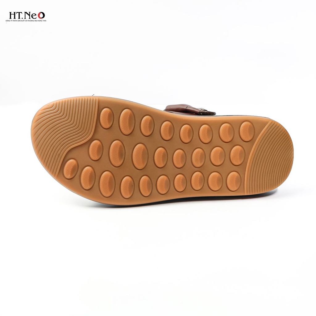 Sandal nam đế cao - dép sandal da nam HT.NEO  kiểu dáng đơn giản, màu sắc nhã nhặn, đi rất mềm SD70