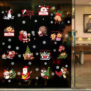 Decal dán tường , dán kính trang trí NOEL - GIÁNG SINH 01