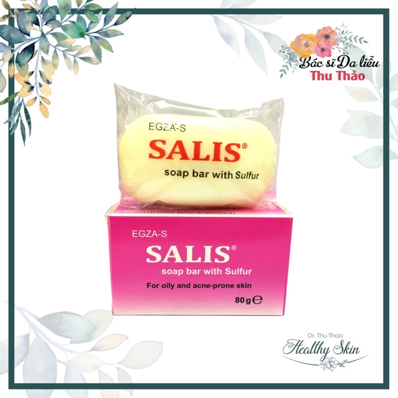 XÀ PHÒNG SALIS SOAP BAR HỖ TRỢ GIẢM MỤN - DÀY SỪNG NANG LÔNG