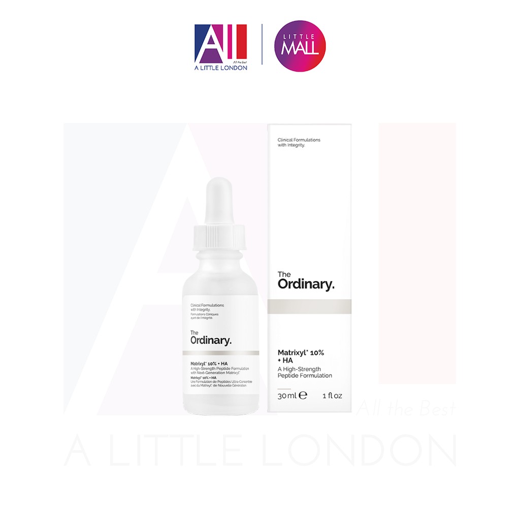 [TOP 1 SHOPEE] Tinh chất chống lão hóa &amp; cấp nước The Ordinary Matrixyl 10% HA 30ml (Bill Anh)