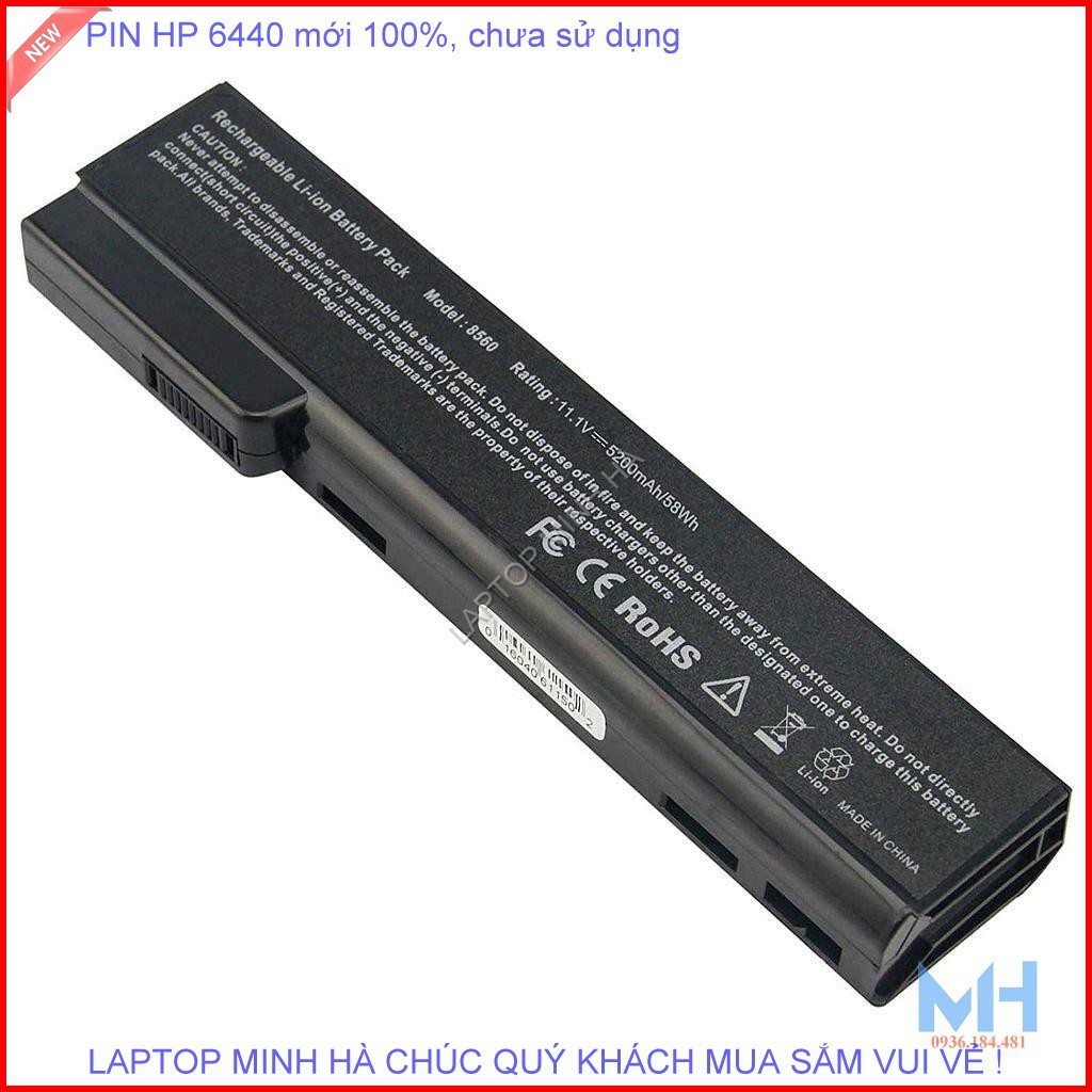 Pin laptop HP ProBook 6570b Battery for HP ProBook 6360b 6460b 6465b 6560b 6565b 6470b 6475b 6570b loại tốt