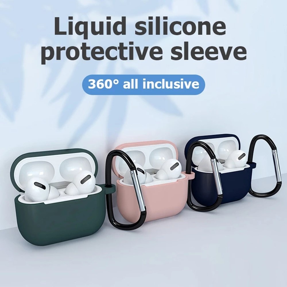 Vỏ Bảo Vệ Hộp Sạc Tai Nghe apple Airpods 3 Bluetooth Không Dây Bằng Silicon 2021 Mới Có Móc Khóa