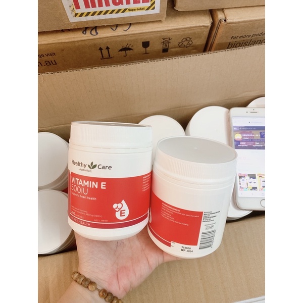 Viên uống vitamin E Healthy Care 200 viên Úc