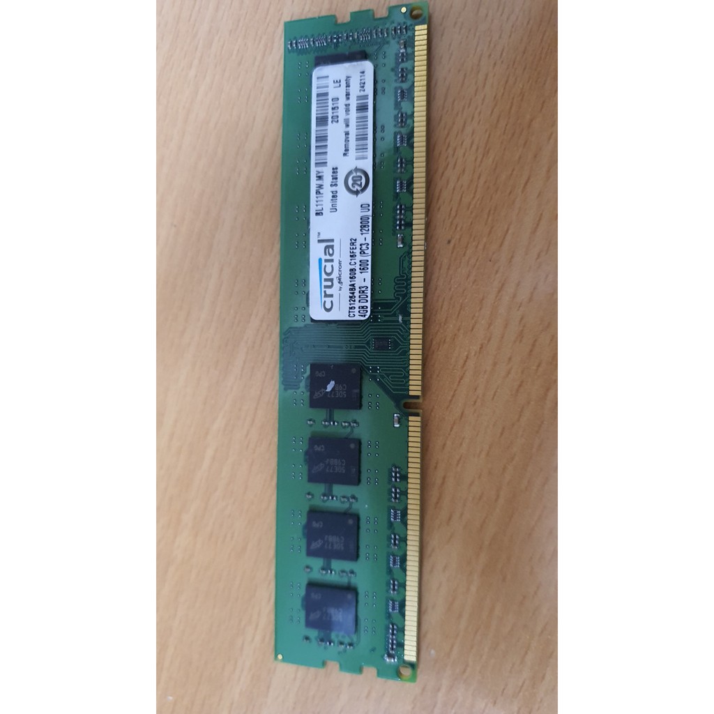 Ram máy bàn ddr3 4gb bus 1600