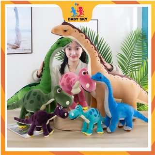 Gấu Bông Khủng Long khủng long đồ chơi 30-60cm đồ chơi cho bé trai Dây thép dài gấu bông khủng long xanh Long meandering dragon