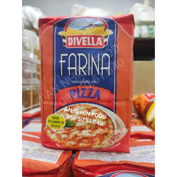 Bột Lúa Mì Làm Bánh Trộn Sẵn Pizza Italia Farina Divella 1KG