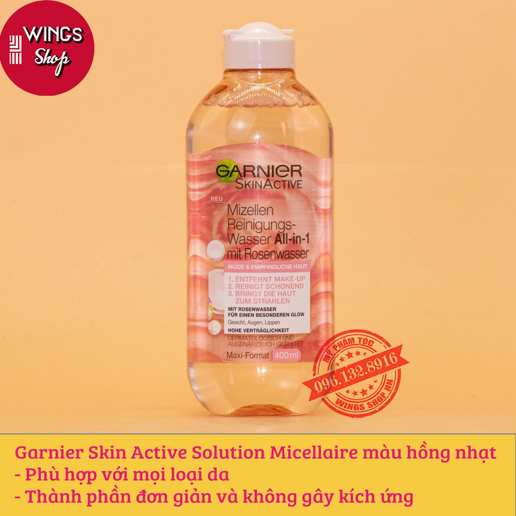 Nước Tẩy Trang Garnier Đủ Màu 400ml