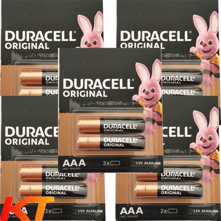 5 Vỉ Pin AAA 1.5v Alkaline ( Pin Kiềm ) Duracell MN2400 LR03 AAA2 - Vỉ 2 viên