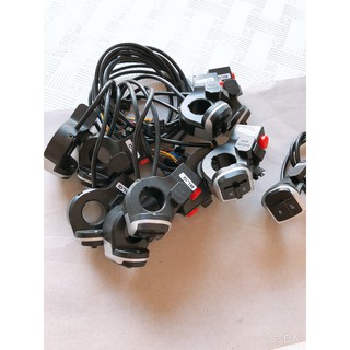 Cụm công tắc trái 133s 3 nút đèn - còi- xinhan lắp cho xe điện