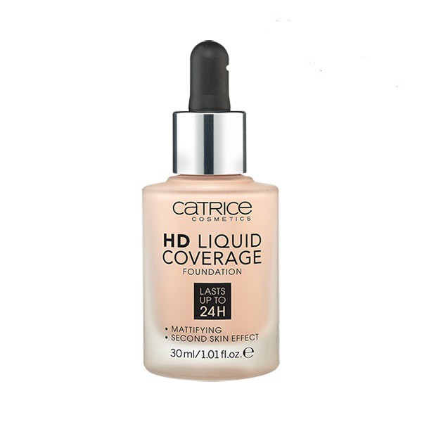 Kem Nền Che Khuyết Điểm Và Bảo Vệ Da Catrice HD Liquid Coverage Foundation màu 010 - Đức Chính Hãng