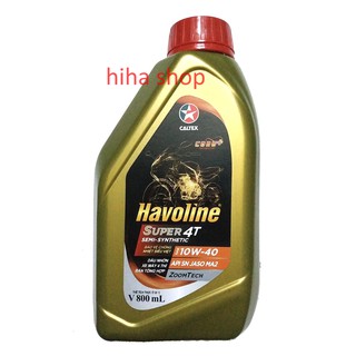 Nhớt xe số 0,8L Caltex Havoline 10W40 SEMI