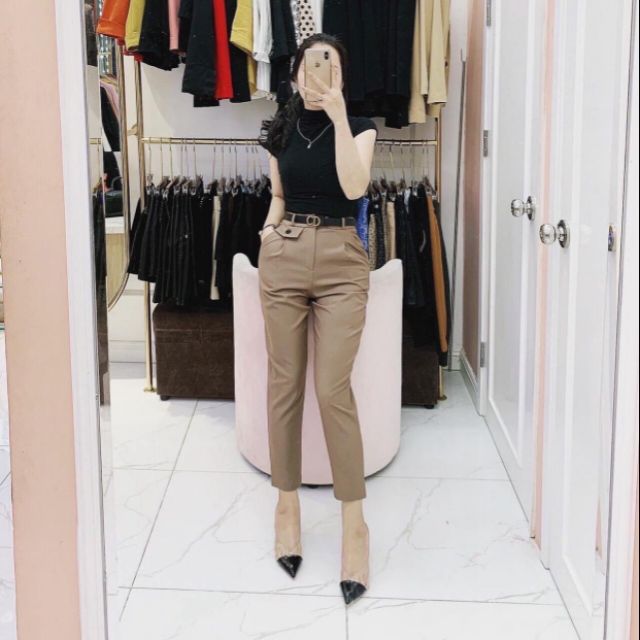 Quần công sở vải kaki mềm