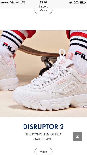 Giày FILA Disruptor 2 authentic | BigBuy360 - bigbuy360.vn