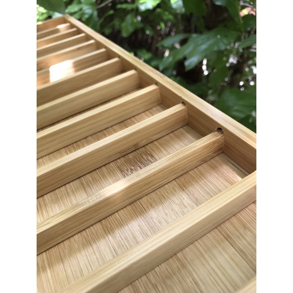 Khay đựng dây đồng hồ gỗ tre