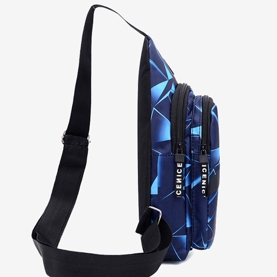 Balo Túi Vải Canvas Đeo Chéo Xách Tay Mini Nam Dáng Chữ Nhật Thể Thao Tập Gym Đựng Đồ Đi Làm Học Chơi Tiện Lợi