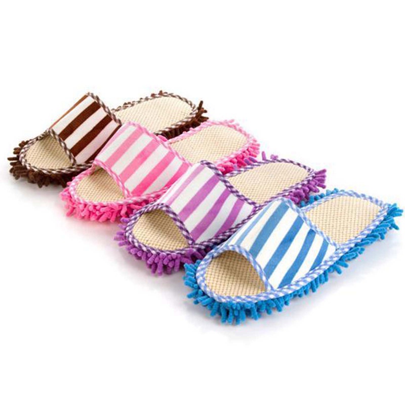 Dép Lau Nhà Lông Cừu San Hô Lau Nhà Có Thể Tháo Rời