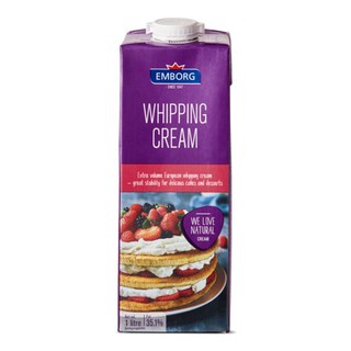 Whipping cream Emborg 1l