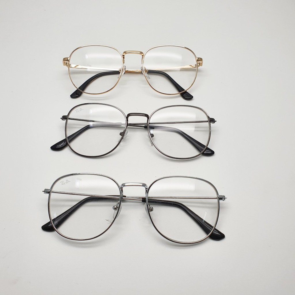 Gọng kính mắt hình vuông kim loại