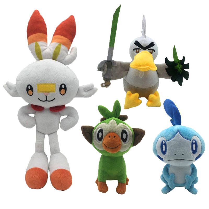 Pokemon Sword Shield Sobble Plush Doll Pocket Monster Toy Poke Kids Xmas Gift