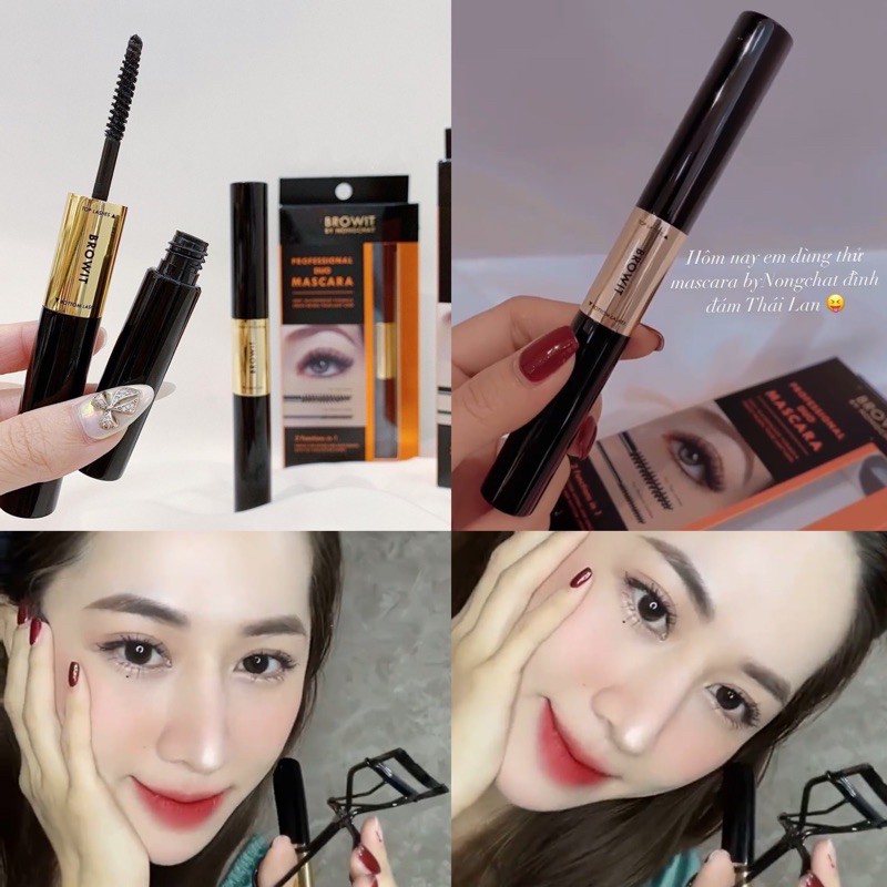 MASCARA BROWIT BY NONGCHAT SIÊU PHẨM 2 ĐẦU