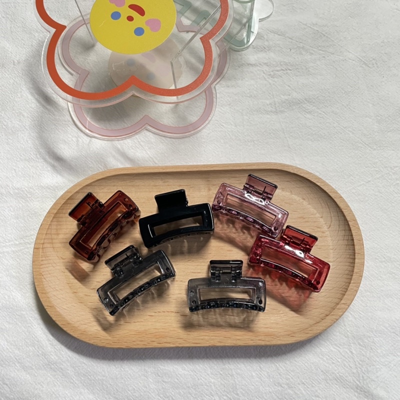 Kẹp Tóc Càng Cua Mini Trơn Màu Đơn Giản Hàn Quốc Dành Cho Nữ