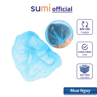Chụp tóc y tế , mũ chùm đầu 100 chiếc