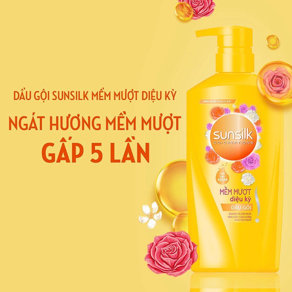 Dầu Gội Sunsilk Mềm Mượt Diệu Kỳ 900g