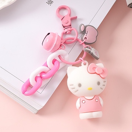 Sanrio Móc Khóa Gắn Búp Bê Mèo Hello Kitty / Ếch / Purin Melody Dễ Thương Sáng Tạo Làm Quà Tặng