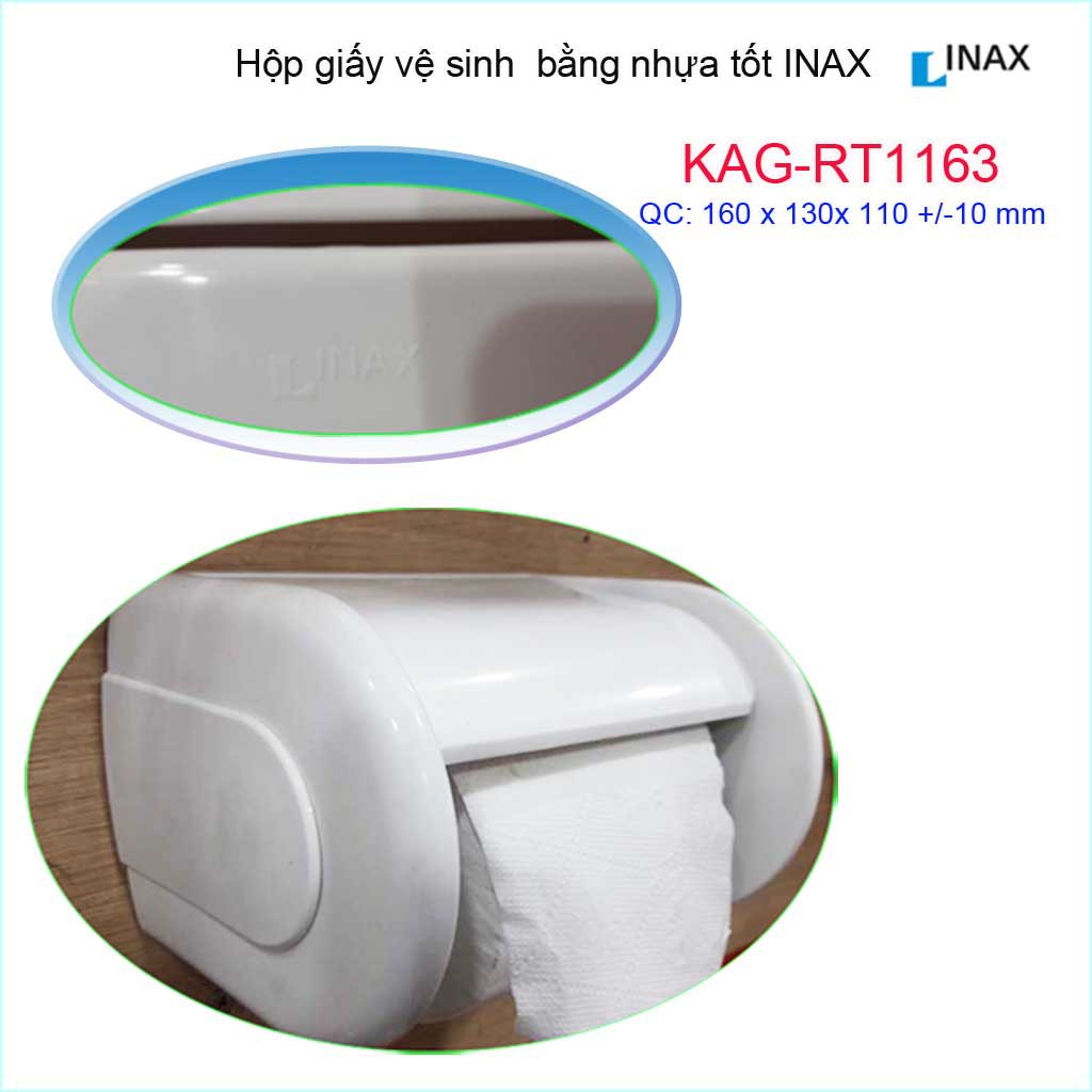 Hộp giấy vệ sinh Inax, lô giấy vệ sinh bằng nhựa, móc giấy Inax KAG-RT1163