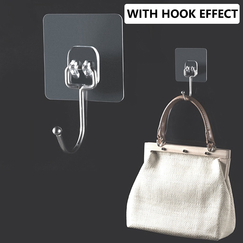1 Móc Treo Dán Tường Tiện Lợi Cho Nhà Bếp Phòng Tắm